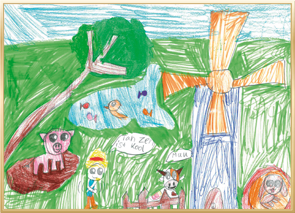 Frühling auf dem Bauernhof - Michaela 6 Jahre aus Lippstadt